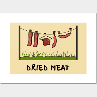 Dried Meat Posters and Art